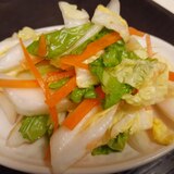 白菜の浅漬けレモン風味